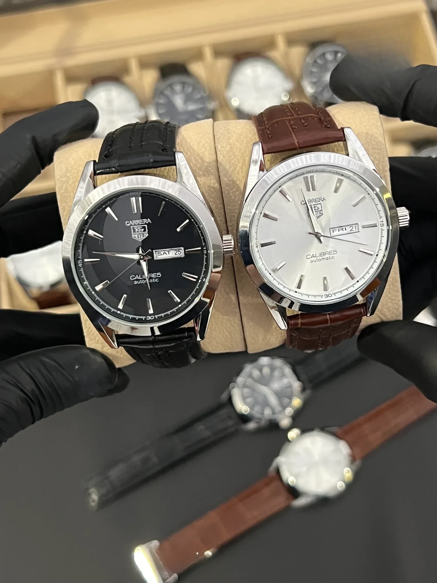 CARRERA C5 Quartz Brown & Black