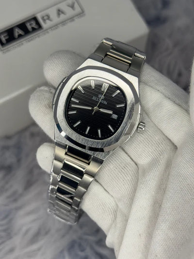 Patek Philippe Geneve silver blue