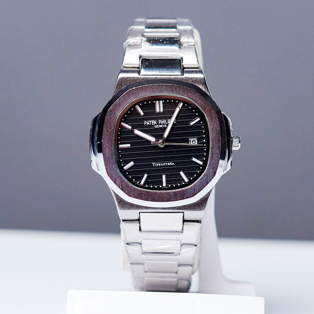 Patek Philippe Geneve silver blue