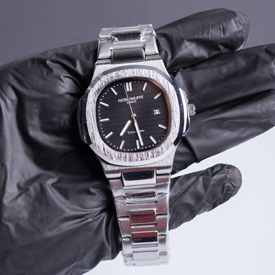 Patek Philippe Geneve silver blue