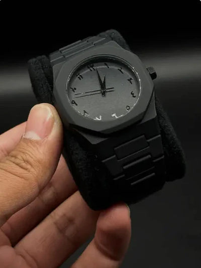 AURA Arabic Edition – Stylish Black Dial | Premium Design at Unbeatable Value