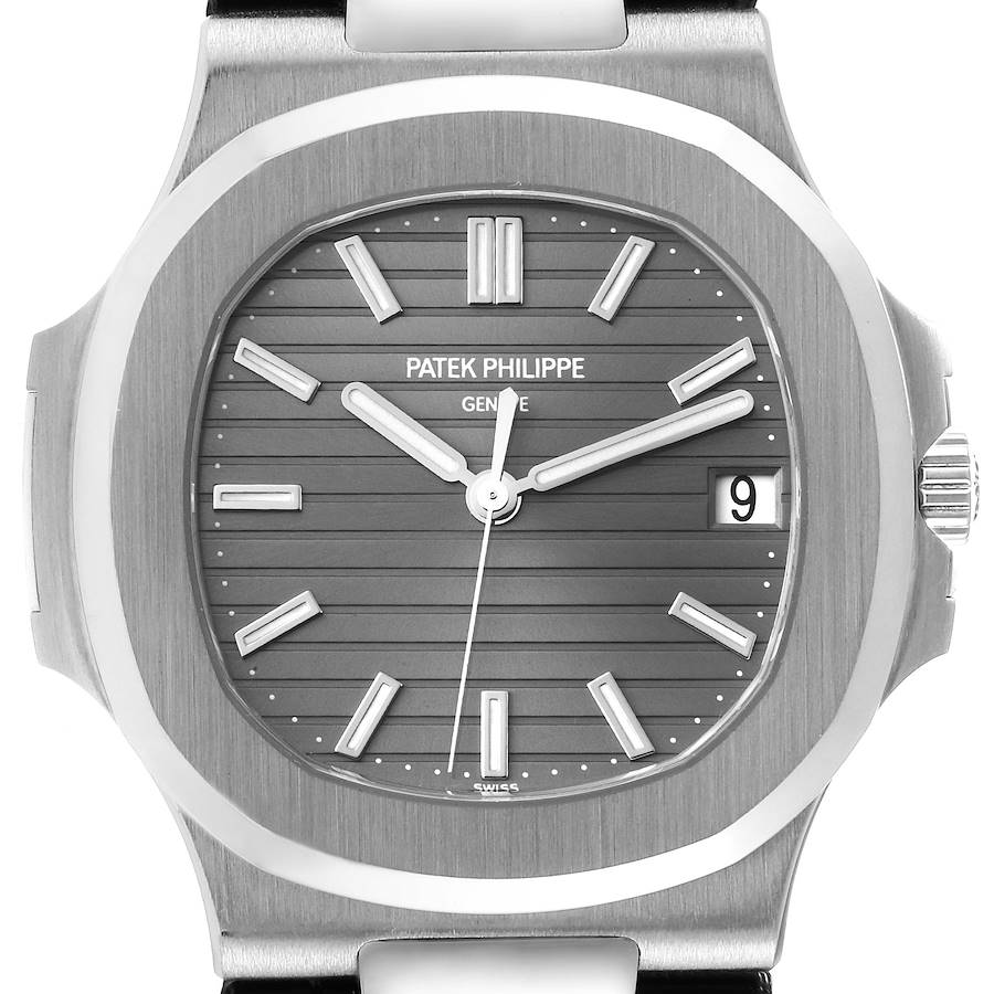 Patek Philippe Luxury Watch – Classic Black Dial with Leather Straps