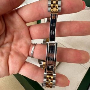 SilverXGold Braided Ruby Dial High Grade Watch
